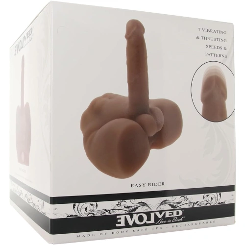 Мъжки торс с вибриращо и тласкащо дилдо Easy Rider [17]