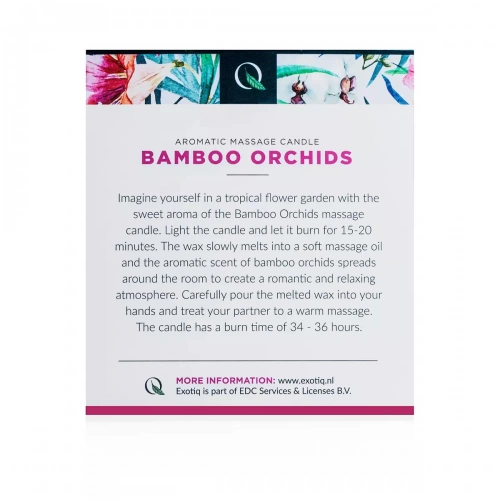 Масажна свещ ExotiQ бамбук и орхидея [4]