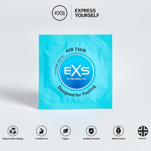 100 бр. Най-тънките презервативи EXS Air Thin [2]
