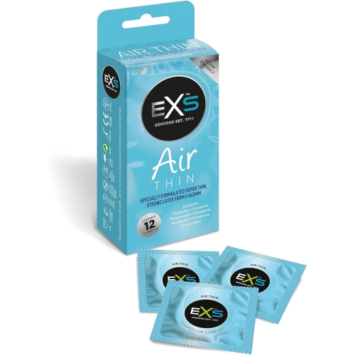 12 бр. Най-тънките презервативи EXS Air Thin