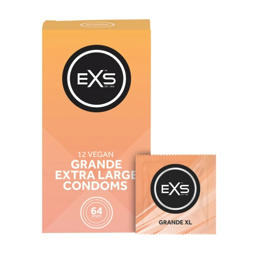 12 бр. Големи презервативи EXS Grande 64 мм