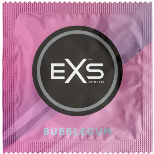 100 бр. Презервативи с аромат на дъвка EXS Bubblegum [2]
