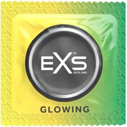 3 бр. Светещи в тъмното презервативи EXS Glow [2]
