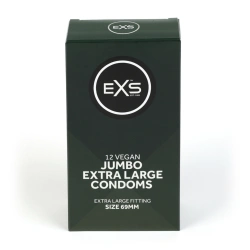 12 бр. Екстра големи презервативи EXS Jumbo 69 мм