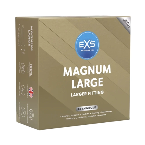 48 бр. Големи презервативи EXS Magnum 60 mm.