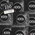 100 бр. Черни презервативи EXS Black