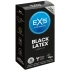 12 бр. Черни презервативи EXS Black Latex