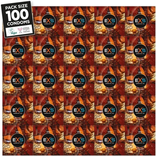 100 бр. Презервативи с аромат на кола EXS Cola