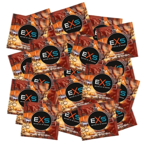 100 бр. Презервативи с аромат на кола EXS Cola [2]