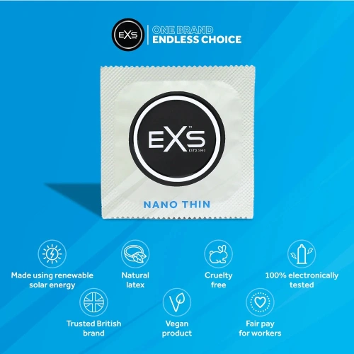 48 бр. Микс от различни презервативи EXS Variety Pack 1 [4]