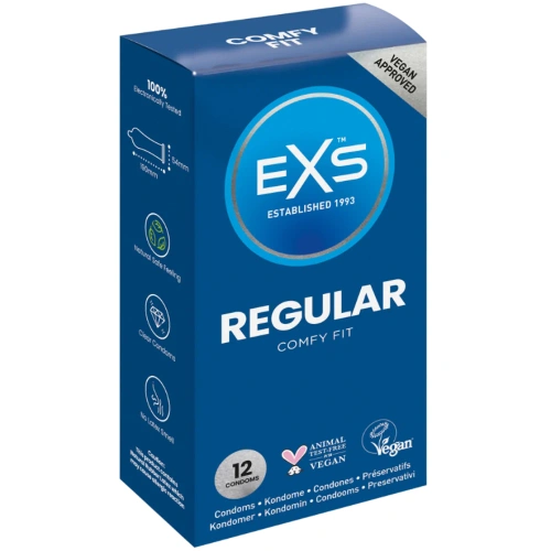 12 бр. Класически презервативи EXS Regular 