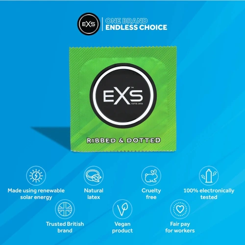48 бр. Микс от различни презервативи EXS Variety Pack 1 [2]