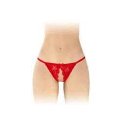 Еротични бикини с отвор Zoe червени
