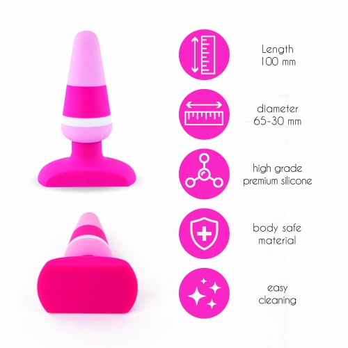 Анален разширител Feelztoys Plugz розов [2]