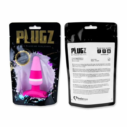 Анален разширител Feelztoys Plugz розов [5]