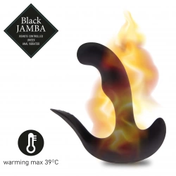 Презаредим унисекс стимулатор с дистанционно и загряване Black Jamba