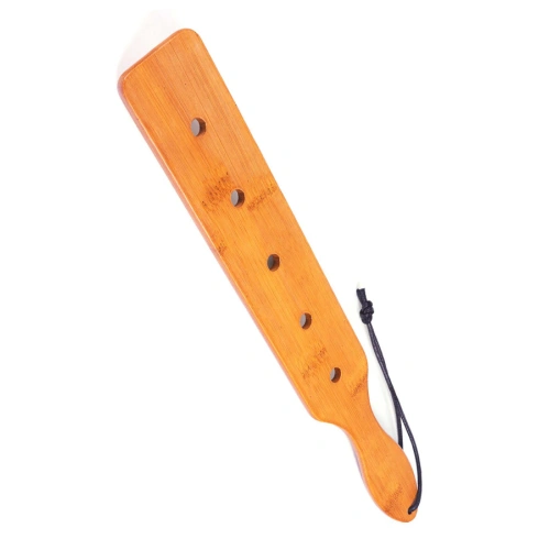 Бамбукова BDSM пляскалка Paddle 5 Trous