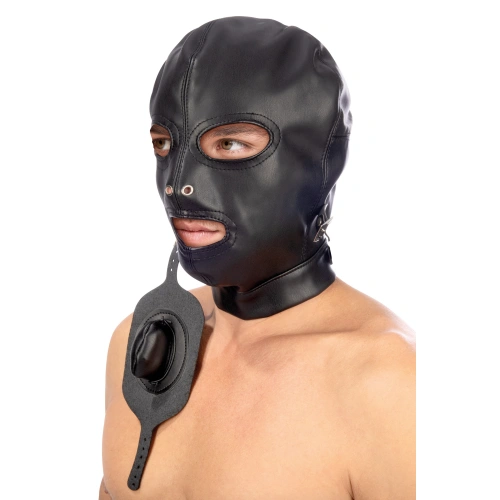 Маска с отвори и ограничител за уста Fetish Tentation [1]