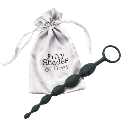 Силиконова анална броеница Fifty Shades Pleasure Intensified [3]