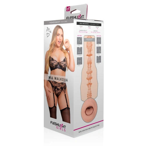 Fleshlight Mia Malkova Headshot мастурбатор уста [13]