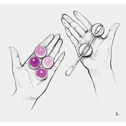Комплект вагинални топчета Geisha Balls [5]