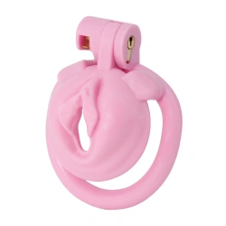 Плитка пенис клетка вагина Sissy Trainer X-Short розова