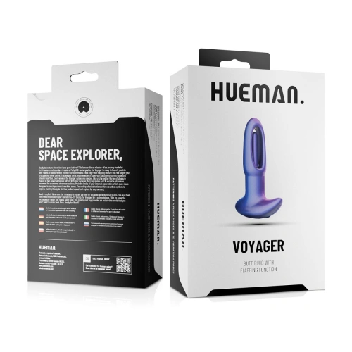 Вибрираща анална играчка с дистанционно Voyager Hueman [7]