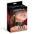 Широк кожен чокър с връзки Cinderella Wide Collar черен [1]