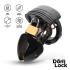 Регулируема пенис клетка Dom Lock Cell черна