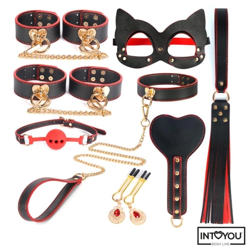 Луксозен бондидж комплект от 8 части Intoyou BDSM Line