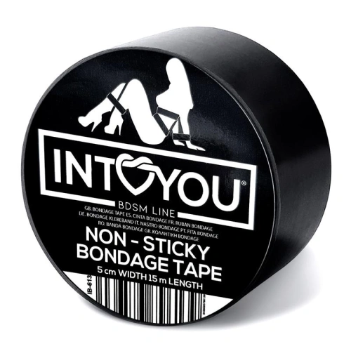 Бондидж лента за Intoyou Non-Sticky Tape 15м черна Бондидж лента за Intoyou Non-Sticky Tape 15м черна