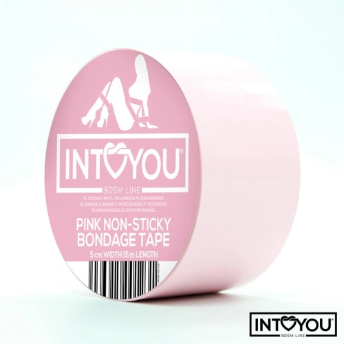 Бондидж лента 15 метра Intoyou розова