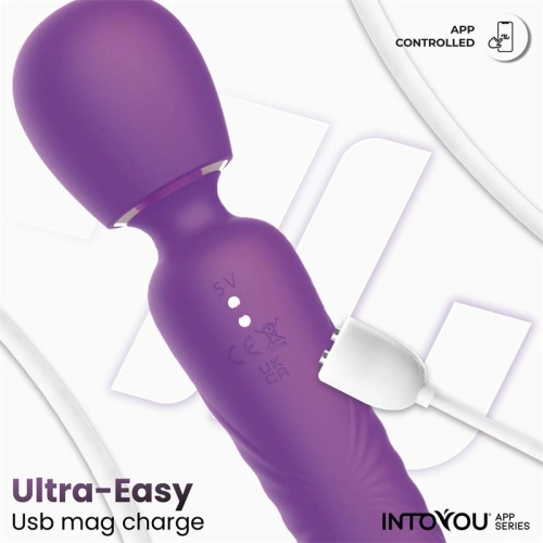 2 в 1 G-спот вибратор и Wand масажор с APP Intoyou Salma [7]