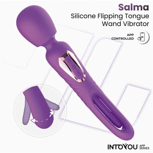 2 в 1 G-спот вибратор и Wand масажор с APP Intoyou Salma [3]