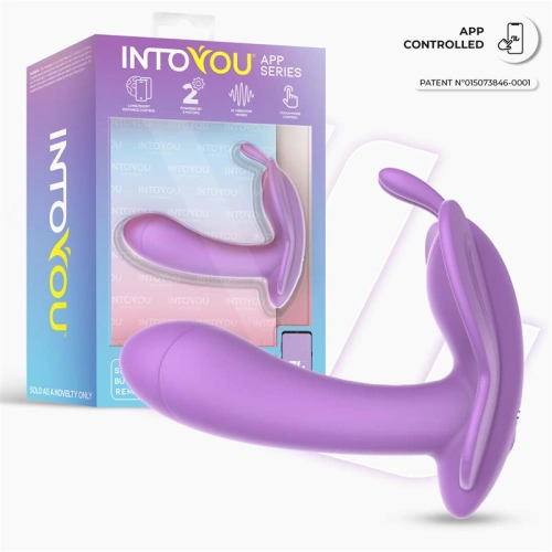G-spot вибратор с клиторстимулатор и APP Wingy [9]