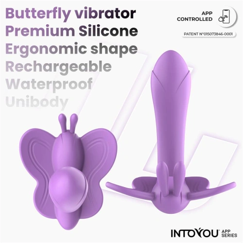G-spot вибратор с клиторстимулатор и APP Wingy [4]