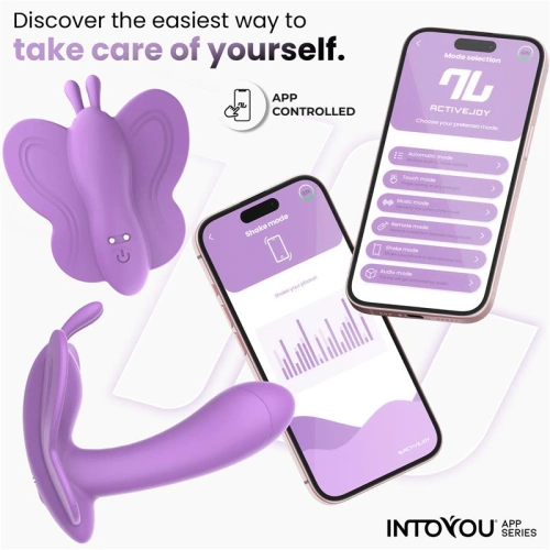 G-spot вибратор с клиторстимулатор и APP Wingy [1]