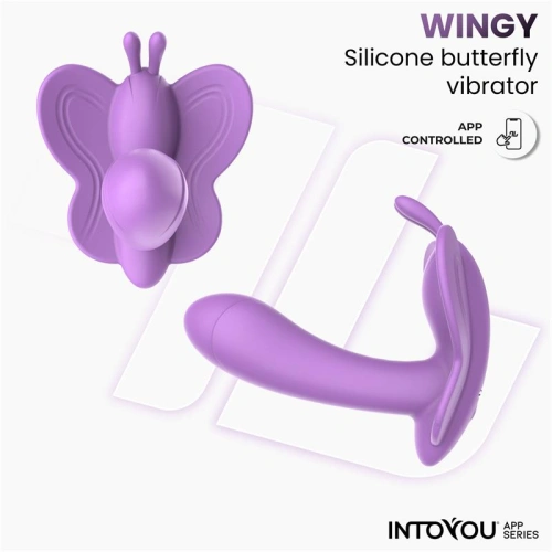 G-spot вибратор с клиторстимулатор и APP Wingy [3]