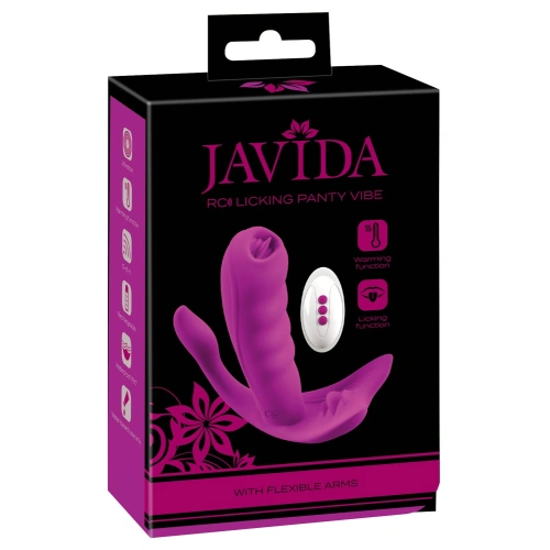 Презаредим вибратор за тройна стимулация Javida [8]