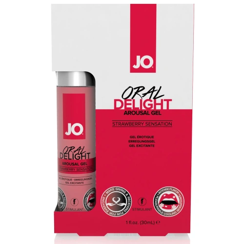 Стимулиращ орален гел Jo Oral Delight Ягода 30 мл [2]