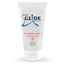 Ароматен лубрикант на водна основа Just Glide Strawberry 50 мл