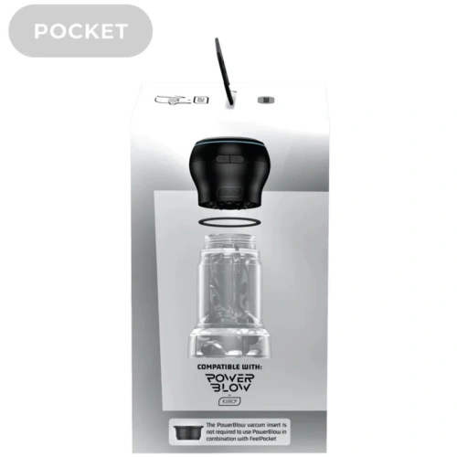 Мастурбатор Pocket Feel съвместим с Kiiroo Power Blow [12]