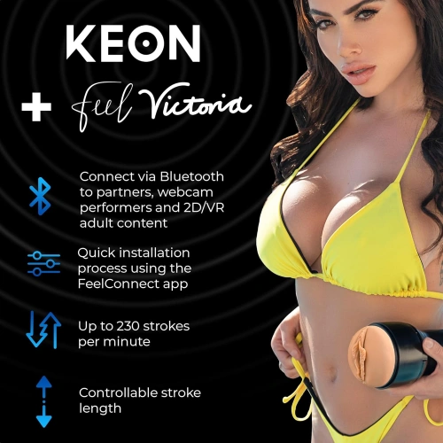 Kiiroo Keon Feel Victoria Автоматичен мастурбатор с APP [14]
