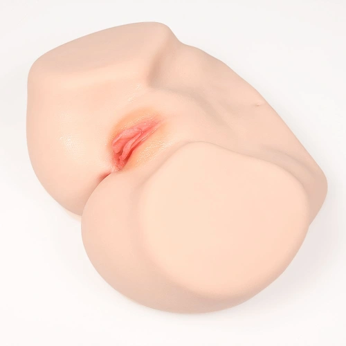 Двуслоен мастурбатор с два отвора Kokos Onahole Vanilla [2]