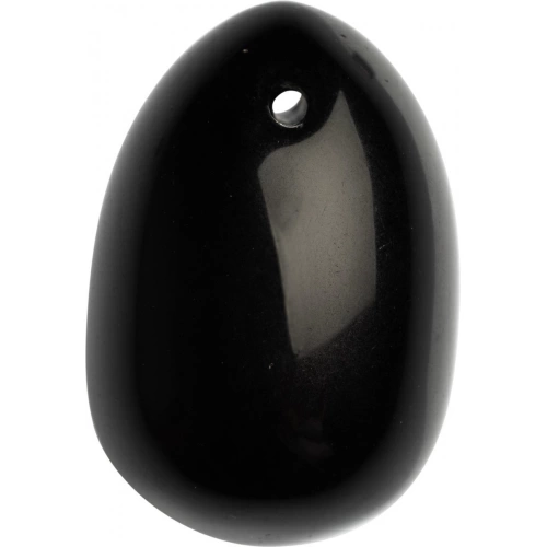 Вагинално яйце от черен обсидиан Yoni размер  S