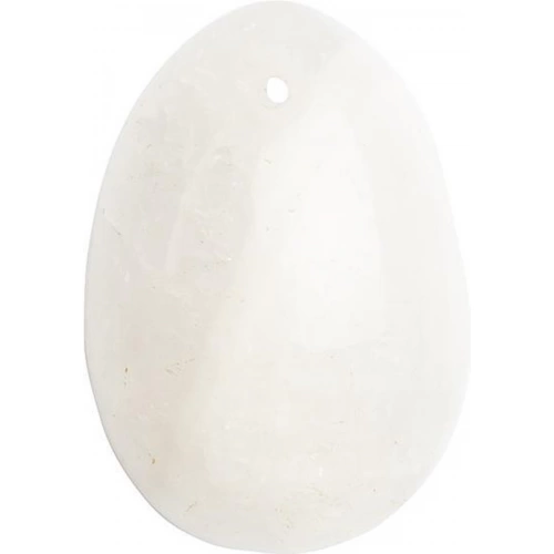 Вагинално яйце от бял кварц Yoni размер  М