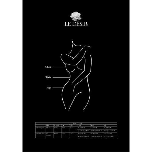 Секси мини рокля с отвор на дупето Le Desir 050 черна [6]