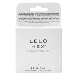 3 бр. Луксозни презервативи Lelo Hex