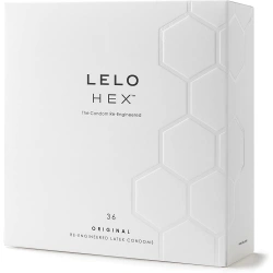 36 бр. Луксозни презервативи Lelo Hex