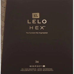 36 бр. Луксозни презервативи Lelo Hex XL